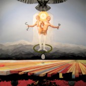 the hermaphrodite, res bina, and the cosmic egg  or  the primeval one (neuter) is torn apart into two (masculine and feminine), thus breaking the original spiritual unity (androgyne), and compelling us toward nostalgia (love) and an urge to reunite (yoga)